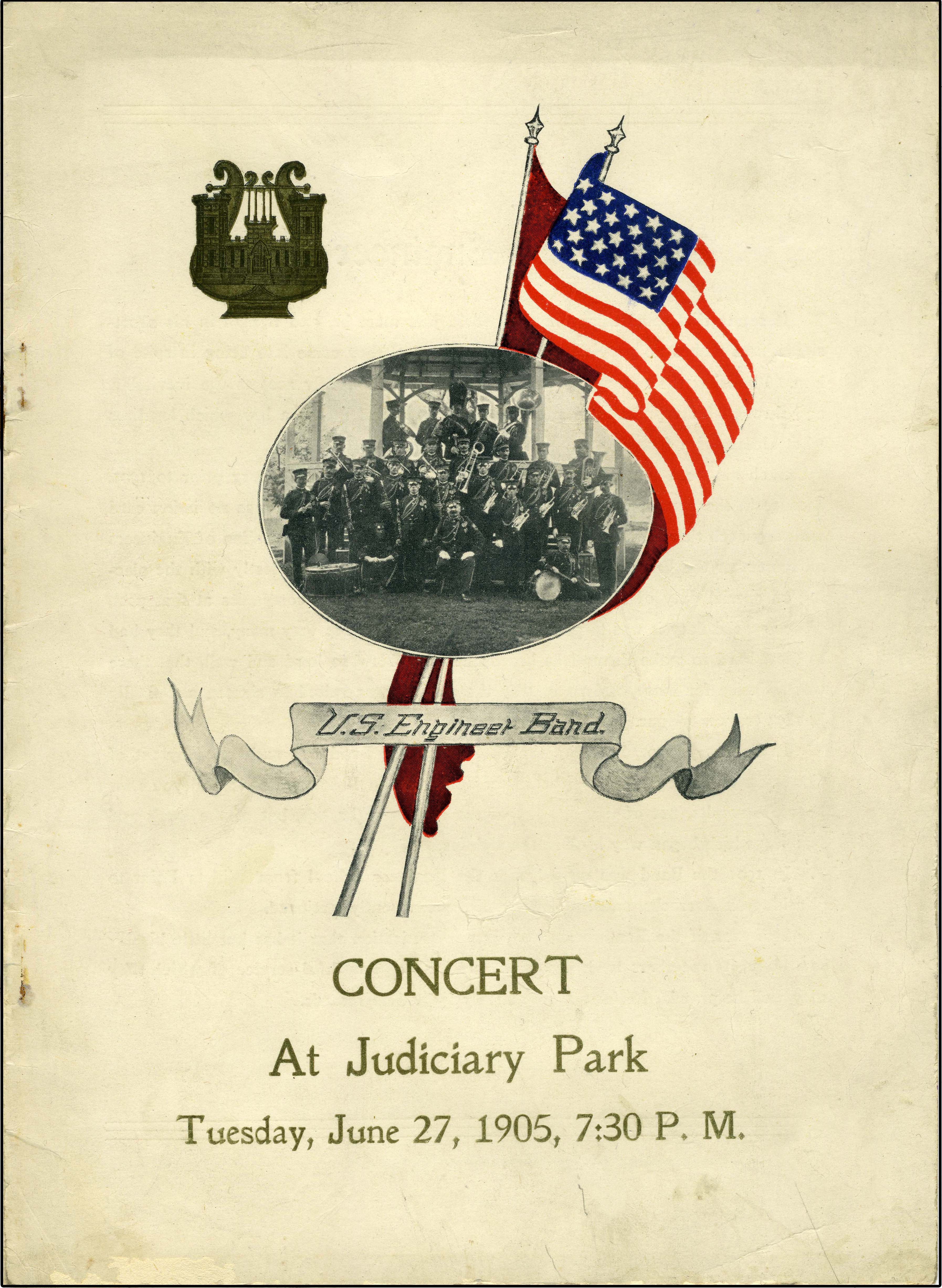 Band program from 1905